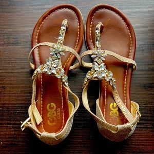 Guess jeweled sandals